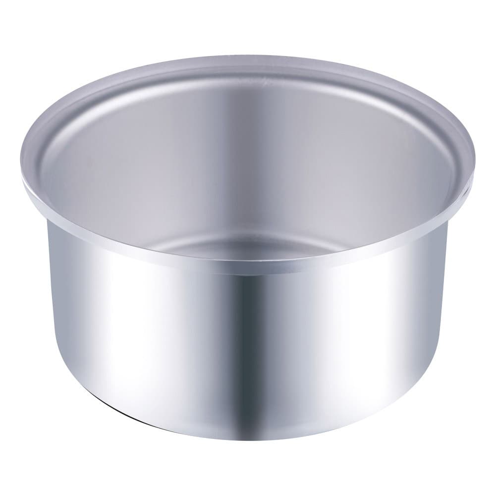 ALSANIDI, Mandi cooking pot, Aluminum pot for mandi, Silver, capacity 7.5 L