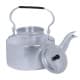 Abu Taj, Indian Aluminum teapot with strainer, Teapot, Silver, capacity 3 L
