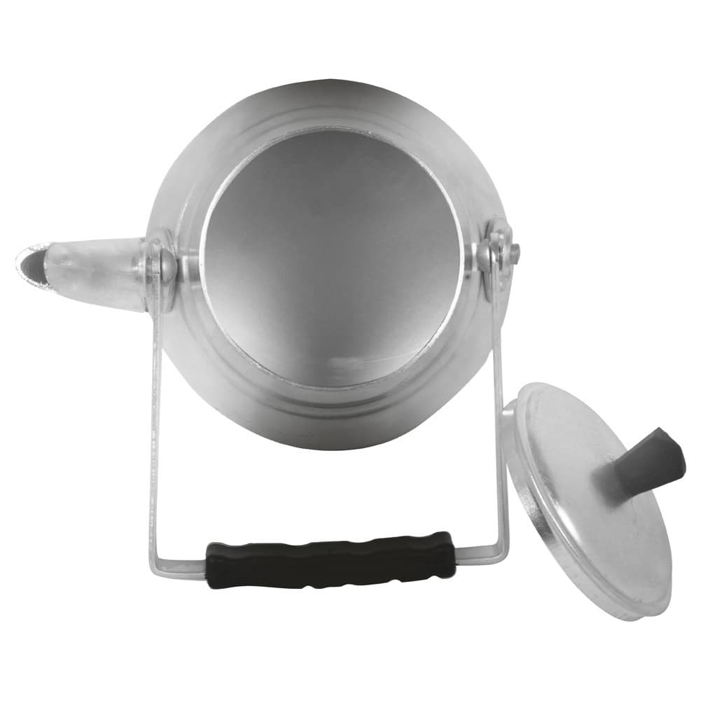 Abu Taj, Indian Aluminum Teapot, Teapot, Silver, capacity 2.5 L