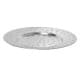 ALSANIDI, Aluminium plate, Trips plates, Silver, Size 55 Cm