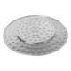 ALSANIDI, Aluminium plate, Trips plates, Silver, Size 55 Cm