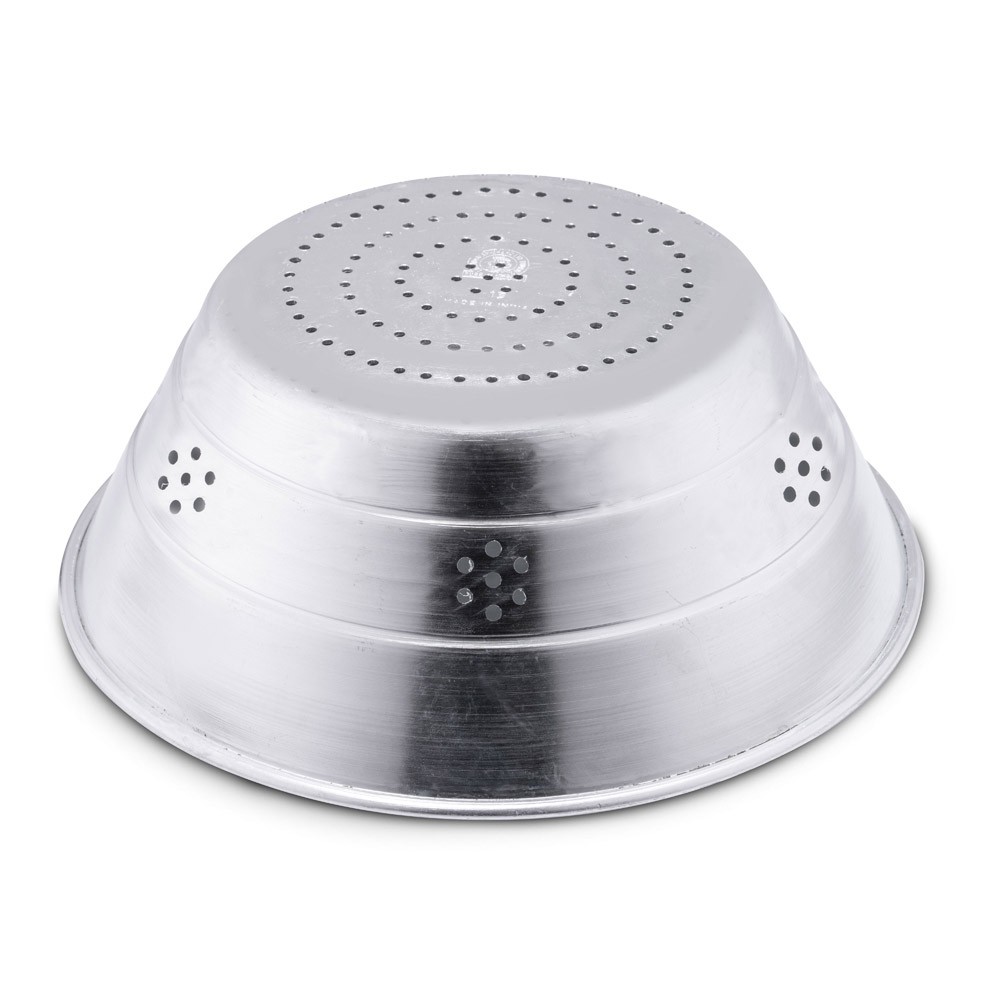 ALSANIDI, Multi-purpose aluminum strainer, Silver, Size 28.6*27.9 Cm