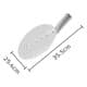 ALSANIDI, Aluminum Cooking spoons, cooking spoons, Silver, Size 30.5*25.4 Cm
