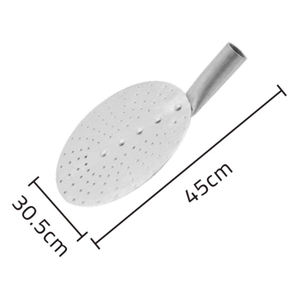 ALSANIDI, Aluminum Cooking spoons, cooking spoons, Silver, Size 35*30 Cm