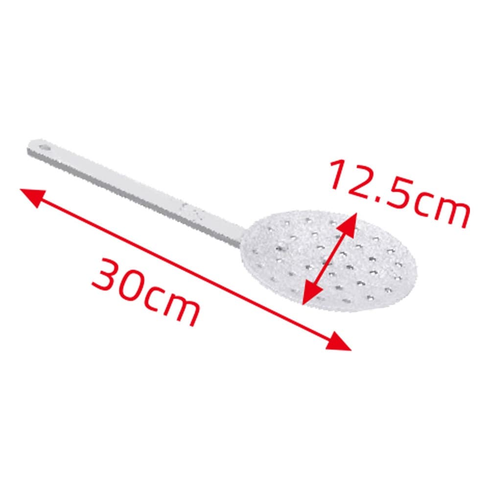 ALSANIDI, Aluminum Cooking spoons, cooking spoons, Silver, Size 25*19 Cm