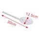 ALSANIDI, Aluminum Cooking spoons, cooking spoons, Silver, Size 25*19 Cm