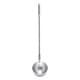 ALSANIDI, Aluminum Cooking spoons, cooking spoons, Silver, Size 51*11 Cm