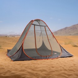 ALSANIDI, Automatic Setup Mosquito for Trips, Nylon Mosquito, Gray, Size 300*300*180 Cm