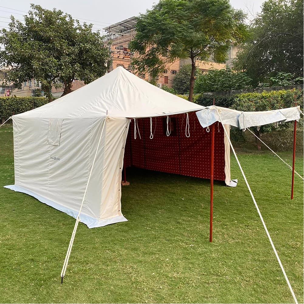 ALSANIDI, Picnic tent, White, Size 4*4 yard