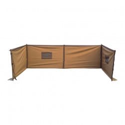 ALSANIDI, Camping windbreak for trips, camping air curtain, Sandy, Size 6*1.20Metre