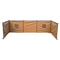 ALSANIDI, Camping windbreak for trips, camping air curtain, Sandy, Size 8*1.20Metre