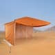 ALSANIDI, Road Umbrella, Portable Car Canopy, Bronze, Size 3*4 Metre