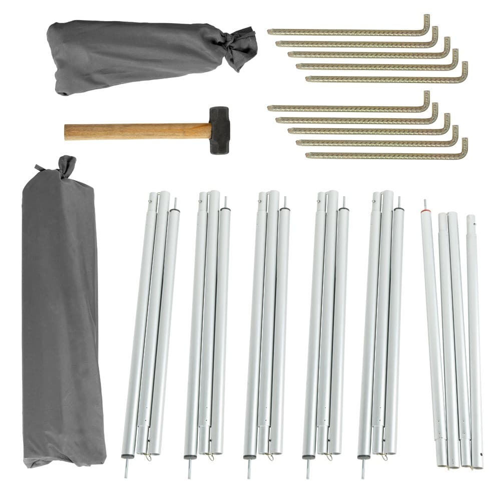 ALSANIDI, Road Umbrella, Portable Car Canopy, Bronze, Size 3*4 Metre