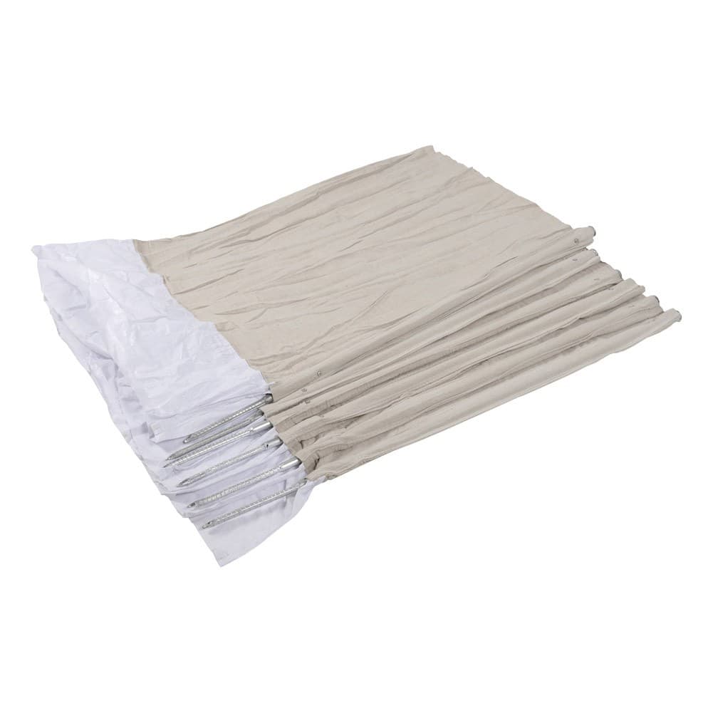 ALSANIDI, Camping windbreak for trips, camping air curtain, White, Size 8*1.20 Metre