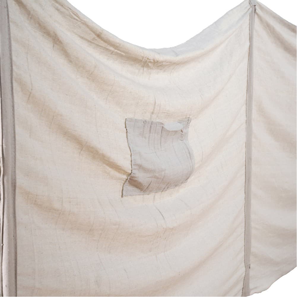 ALSANIDI, Camping windbreak for trips, camping air curtain, White, Size 8*1.20 Metre