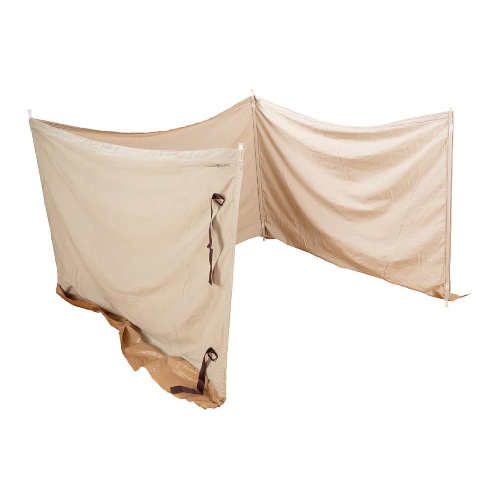 ALSANIDI, Camping windbreak for trips, camping air curtain, White, Size 6*1.50 Metre