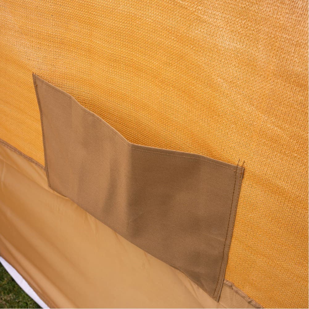 ALSANIDI, Camping windbreak for trips, camping air curtain, Sandy, Size 6*1.20Metre