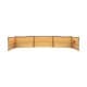 ALSANIDI, Camping windbreak for trips, camping air curtain, Sandy, Size 8*1.20Metre