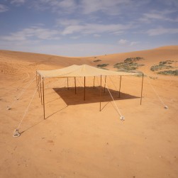 السنيدي، مظلة حلال، سقف خيمة الغنم، رملي، مقاس 6*9متر