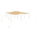 ALSANIDI, Halal Tent, sheep tent roof, Sandy, Size 6*9Metre