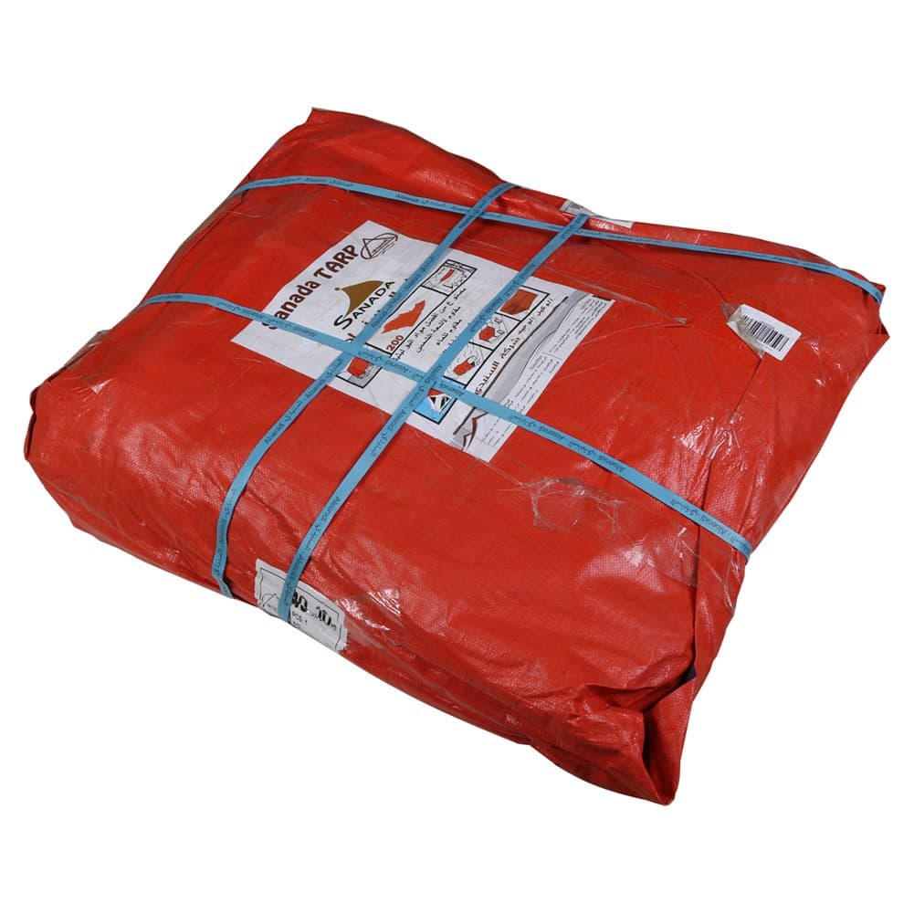 ALSANIDI, Tarpaulin plastic sail waterproof dust cover, Garden Furniture Cover, Orang, Size 10*10 yard