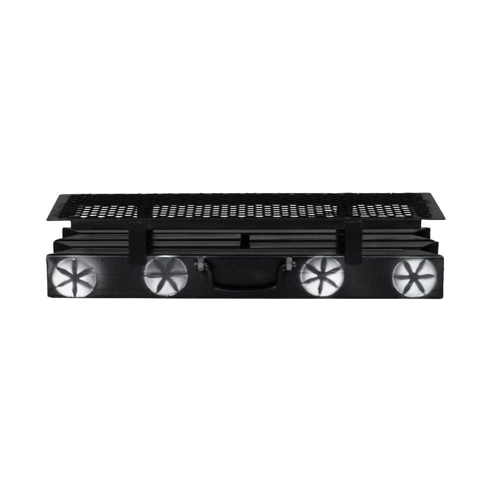 ALSANIDI, Portable Charcoal Grill for trips, Charcoal stove, Black, Size 80*80 Cm
