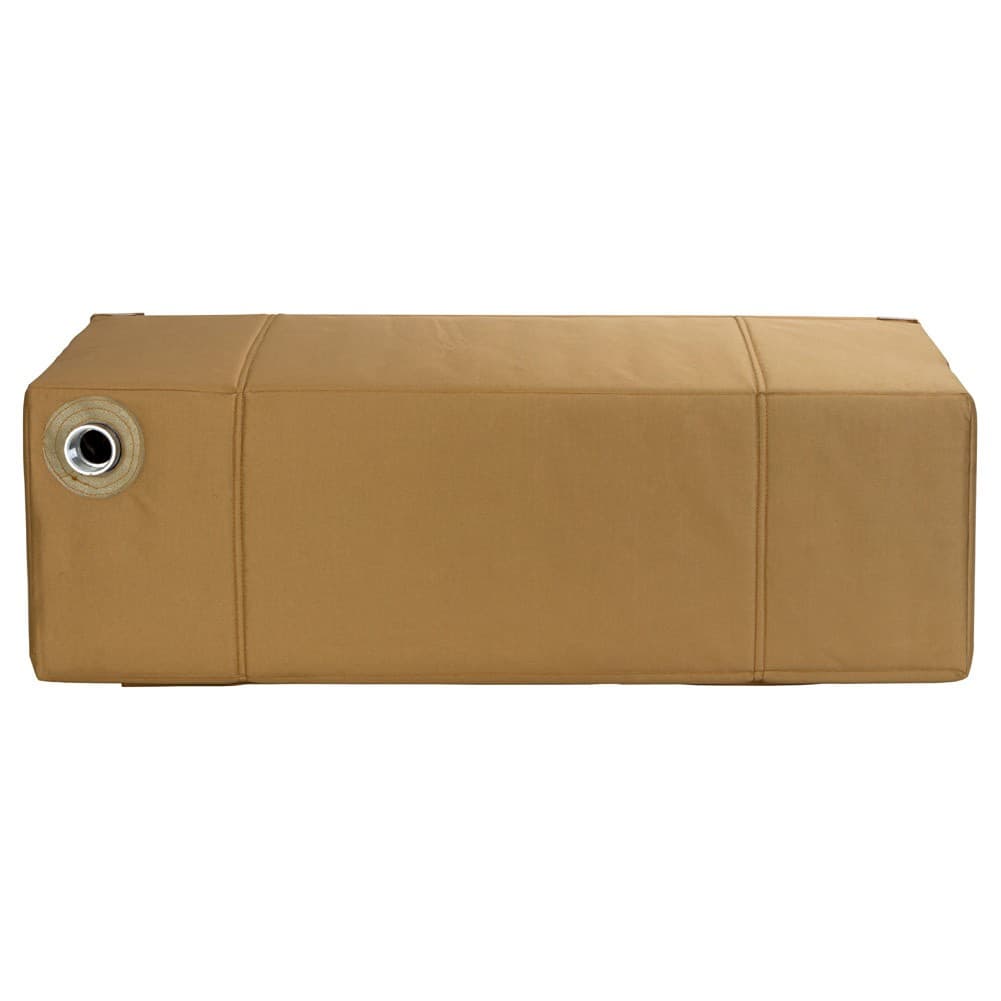 ALSANIDI, Aluminum Water Tank for Vehicles with Land Cruiser 2008+ Fitting kit, Car Water Tank, Kaki, capacity 85 L