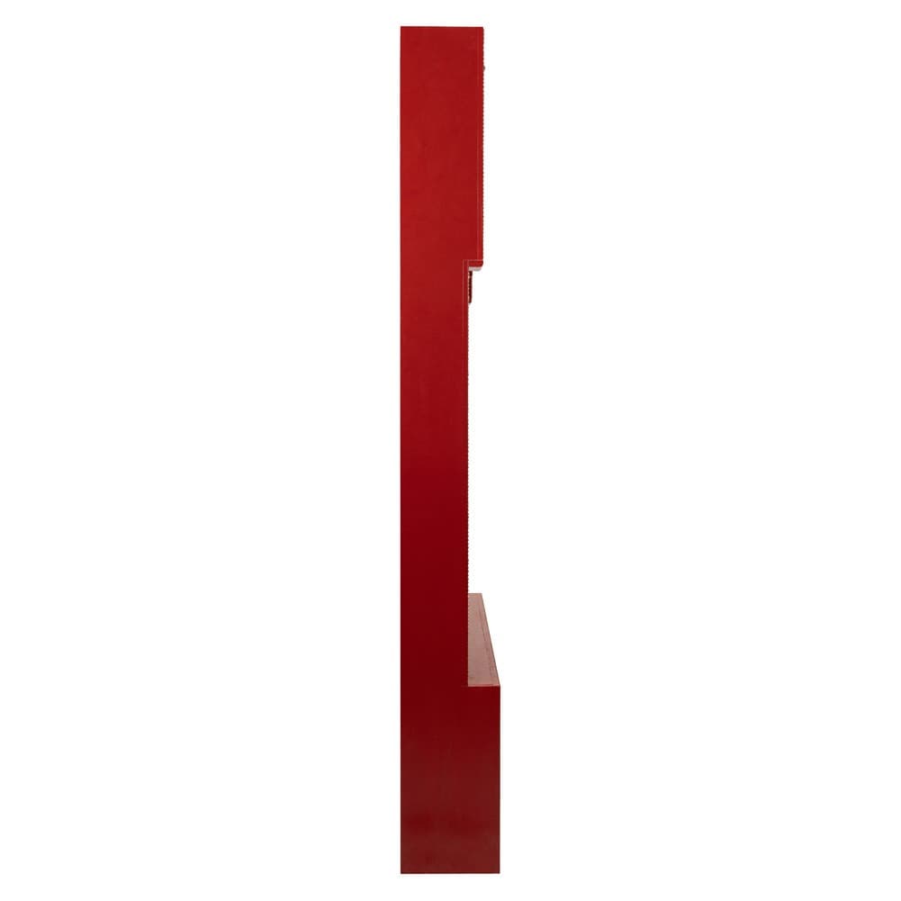 ALSANIDI, Kamar Storing and Displaying Pitchers and Jugs Cupboard , Kamar Wood, Red, Size 150*220 Cm