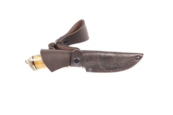 Нож Егерь дам.ст., литье, орех, (кап) гравировка арт.65515 3