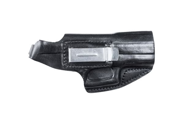 Кобура поясная мод.Kz Glock 19 закрытая комбинированная кожа черный 2