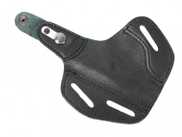 Кобура поясная VEKTOR из натуральной кожи для ПМ с фиксацией оружия через курок, арт.14-12 2