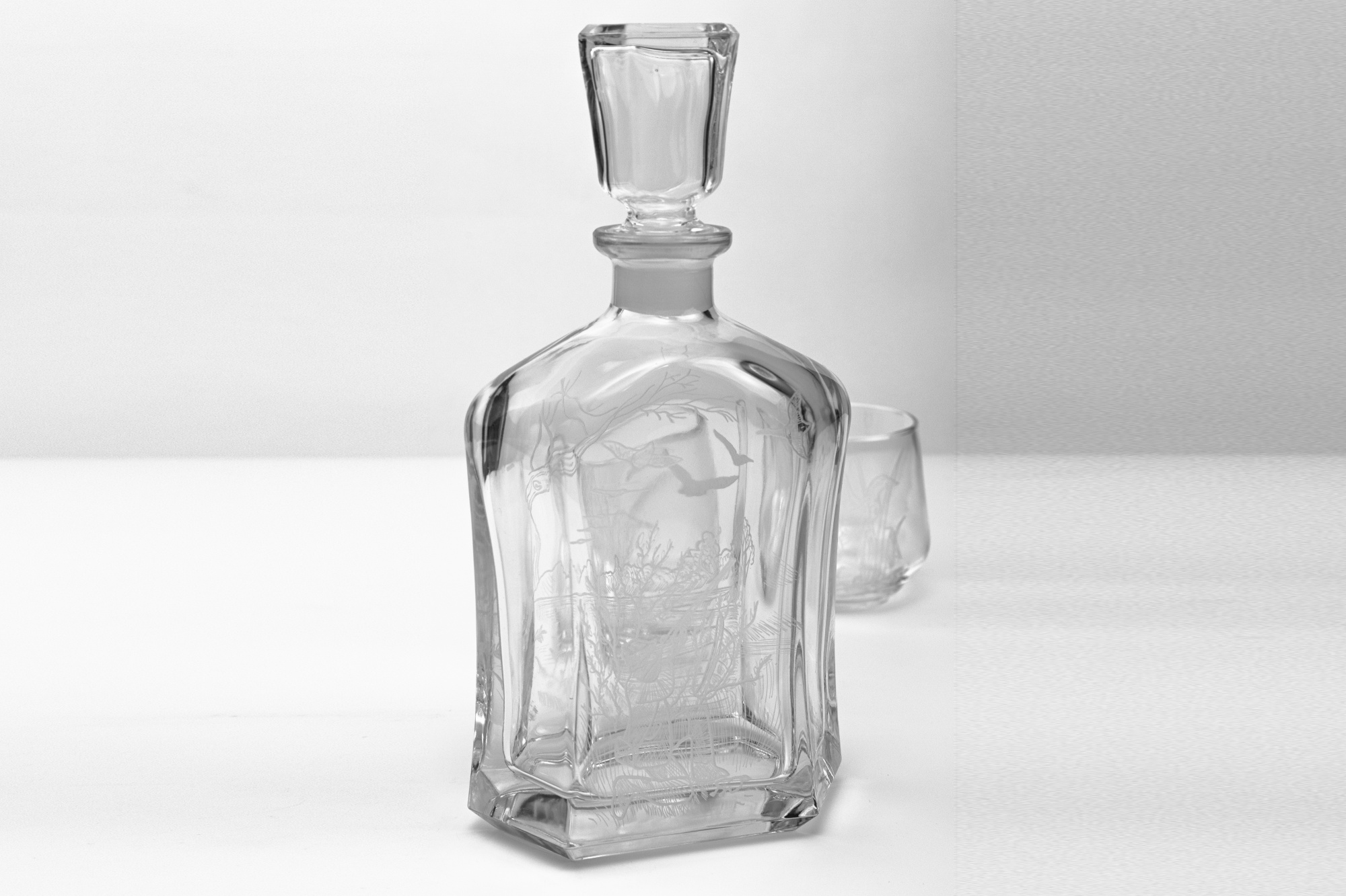 Набор под виски (утки) графин+2 стакана 4