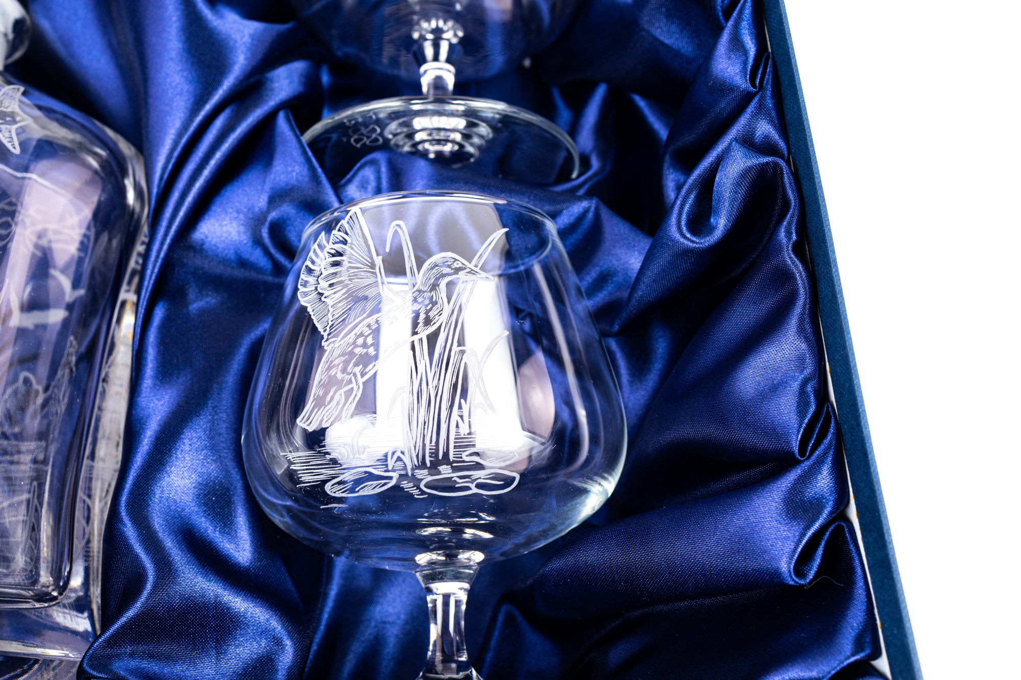 Набор под коньяк (утки) графин+2 бокала 3