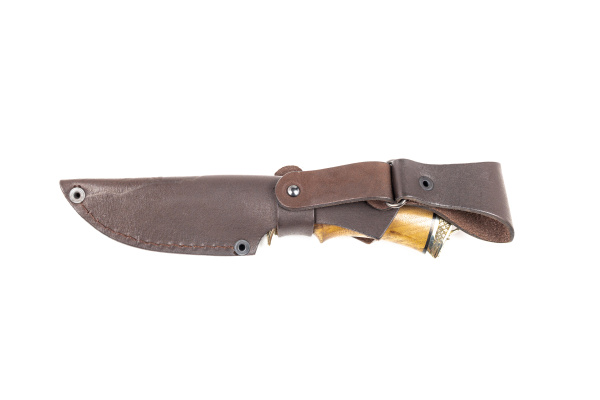 Нож Егерь дам.ст., литье, орех, (кап) гравировка арт.65515 4