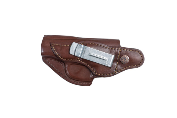 Кобура поясная мод.Jz ПМ закрытая кожа коричневый 2