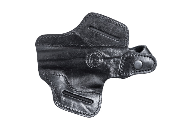 Кобура поясная мод.С ПЯ с планкой (МР353) кожа черный 2