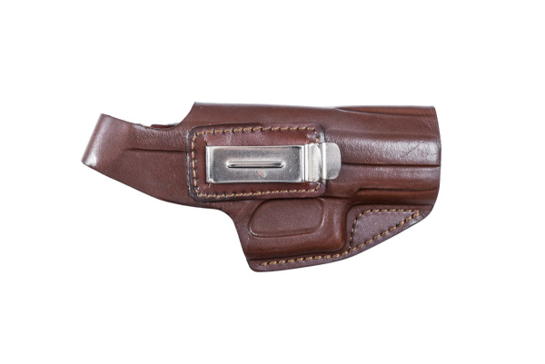 Кобура поясная мод.Kz Grand Power T10 закрытая комбинированная кожа коричневый 2