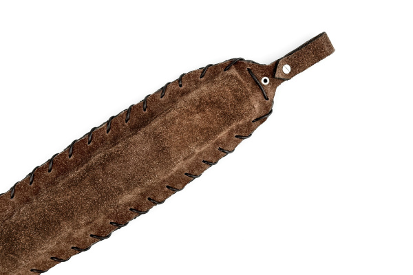 Погон ружейный из кожи крокодила, коричневый 4