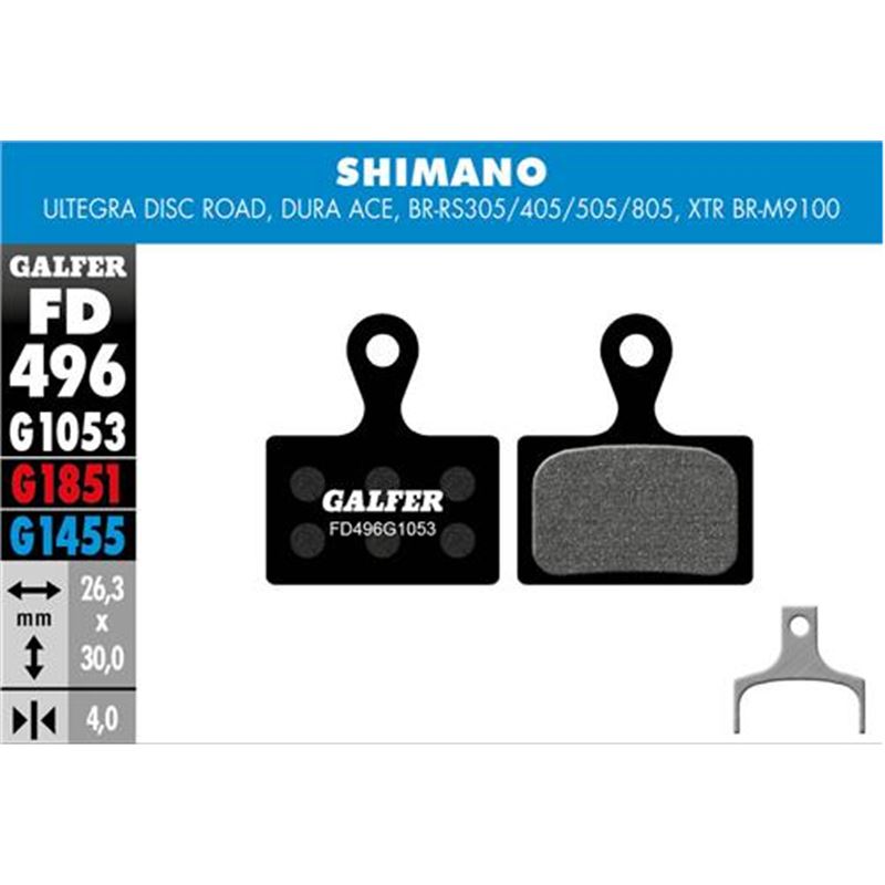 PASTILLA DE FRENO GALFER STD SHIMANO ULTEGRA/XTR/GRX