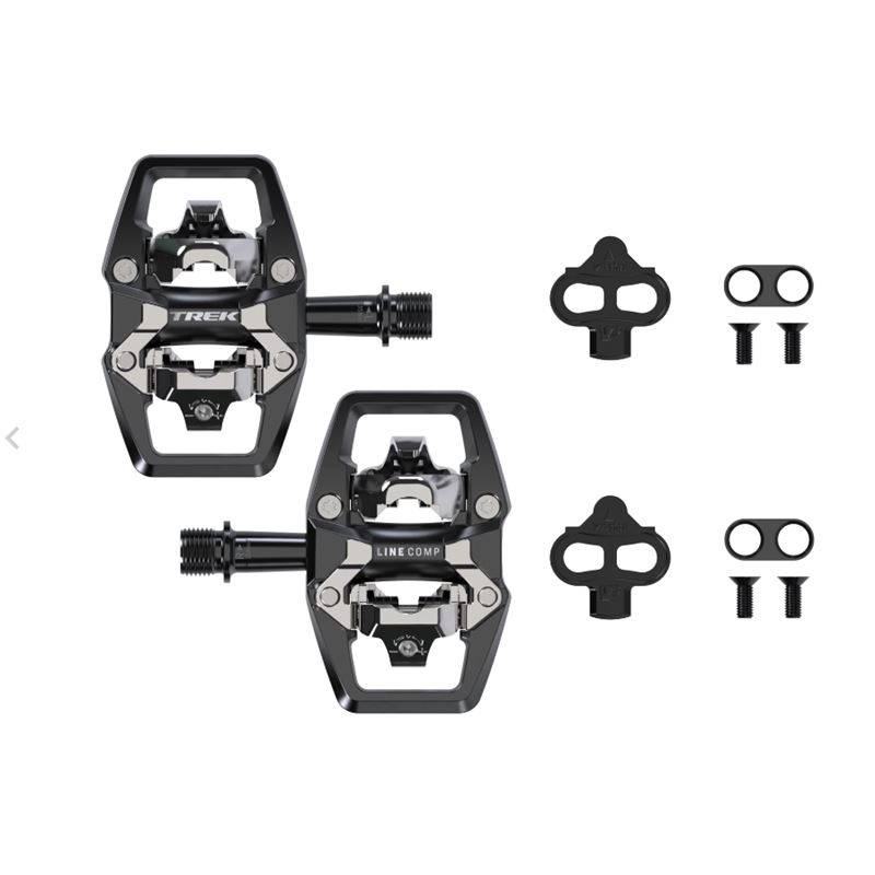 PEDALES TREK LINE COMP NEGRO