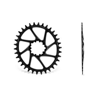 PLATO GARBARUK SRAM DIRECT MOUNT 34T OVAL NEGRO