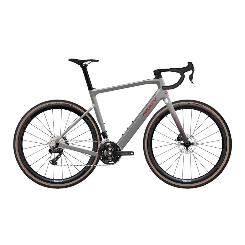 RIDLEY E-GRIFN GRX6000 BATTLE SHIP GREY - CANDY RED S (25)