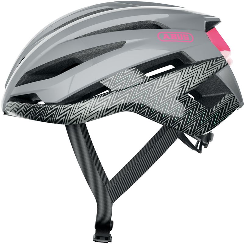CASCO ABUS STORMCHASER ZIG ZAG GREY