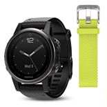 RELOJ GARMIN FENIX 5S ZAFIRO NEGRO / CORREA NEGRA