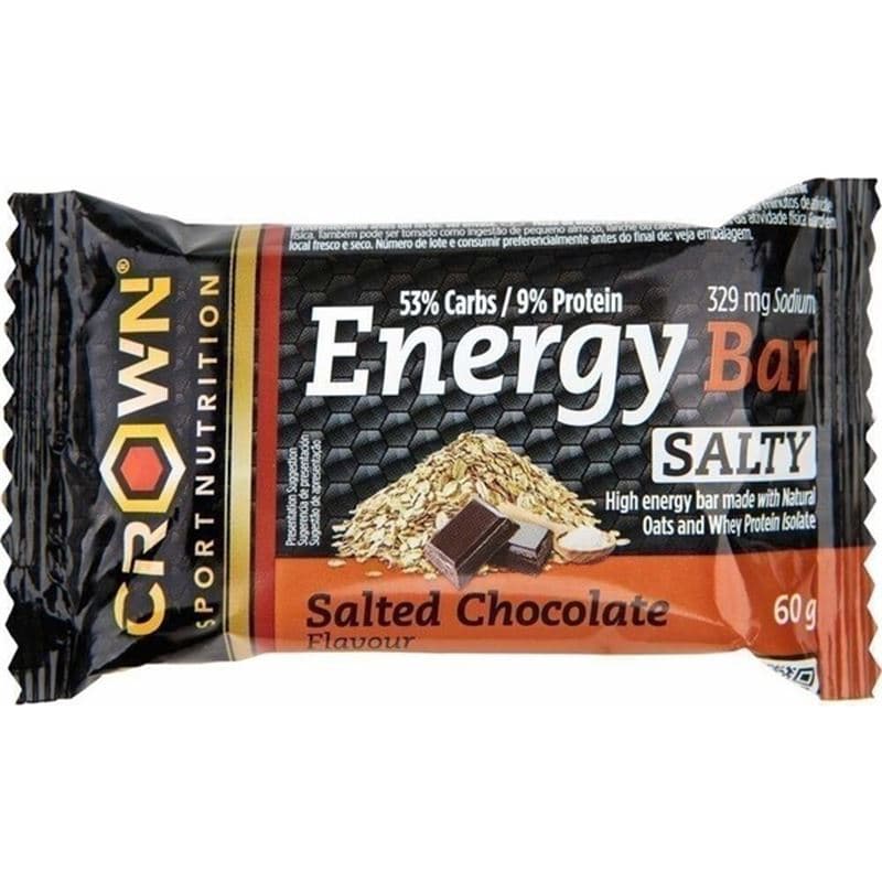 CROWN ENERGY BAR CHOCOLATE SALADO 60GR