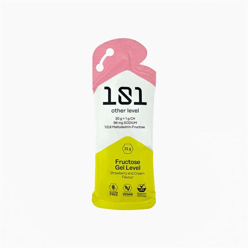 101 OTHER LEVEL GEL FRUCTOSA STRAWBERRY/CREAM 31GR