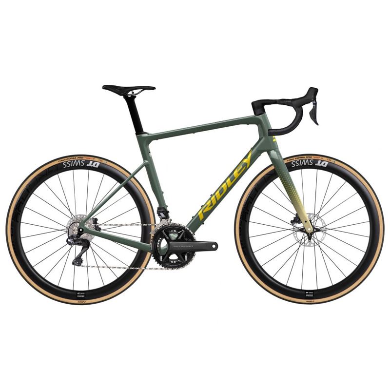 BICICLETA CARRETERA RIDLEY GRIFN RS ULTEGRA DI2 GREEN YELLOW