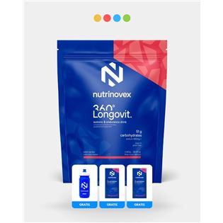 PACK NUTRINOVEX ISOTÓNICO LONGOVIT 360º SANDÍA 1080 G
