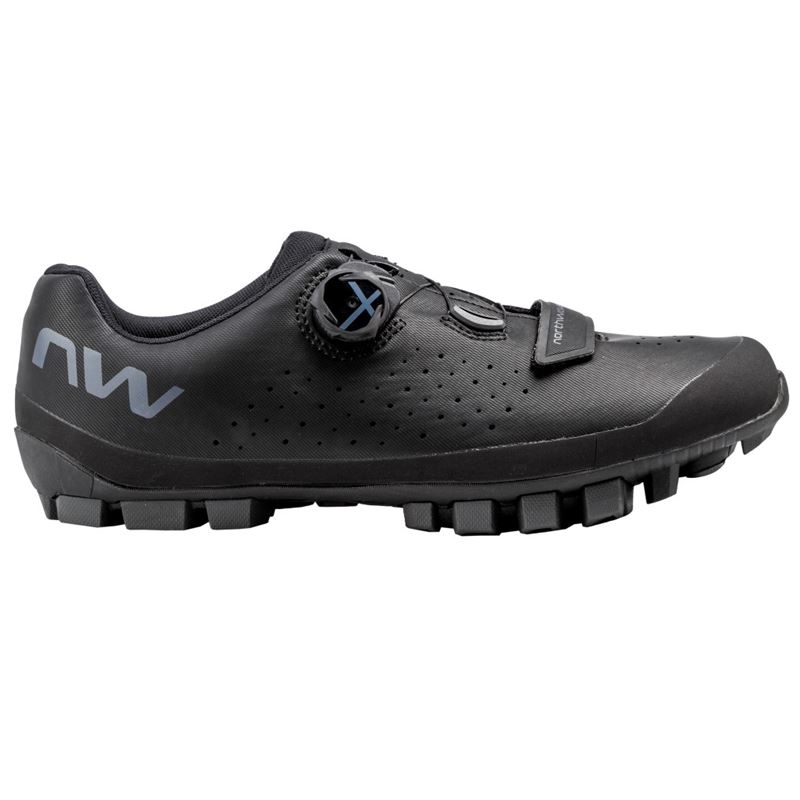 ZAPATILLAS NORTHWAVE HAMMER PLUS WIDE NEGRO-GRIS
