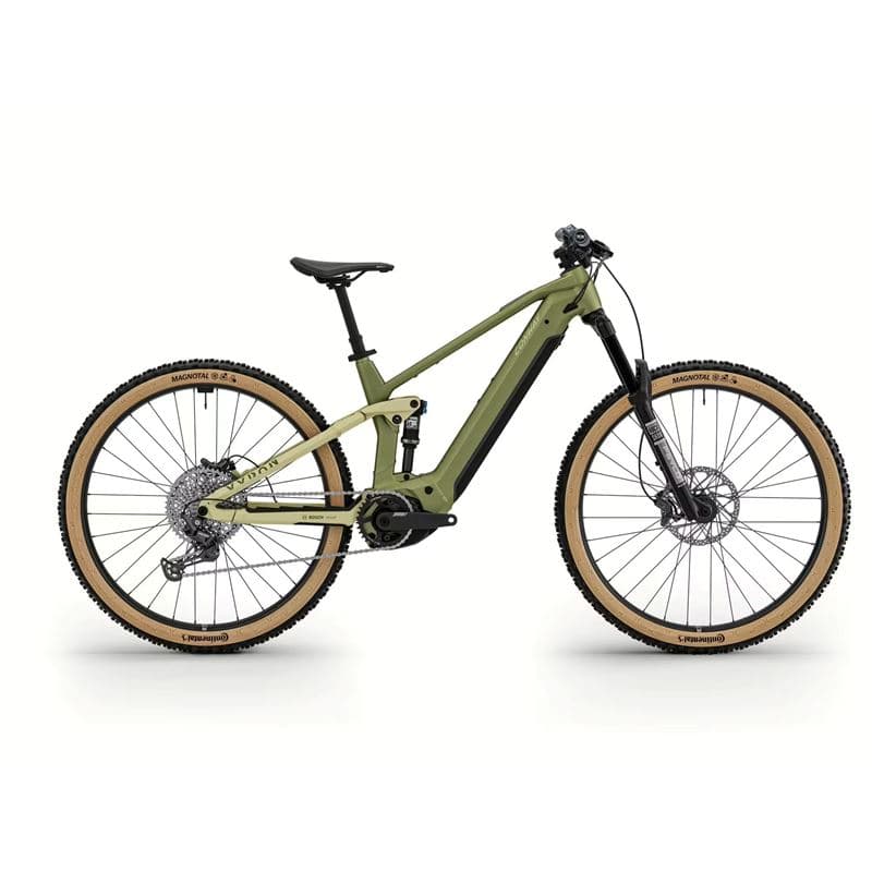 BICICLETA ELÉCTRICA CONWAY XYRON ST 4.0 OLIVE/YELLOW